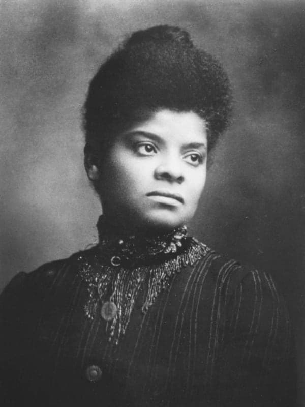 Portrait of Ida B. Wells, 1890s Activist and Journalist